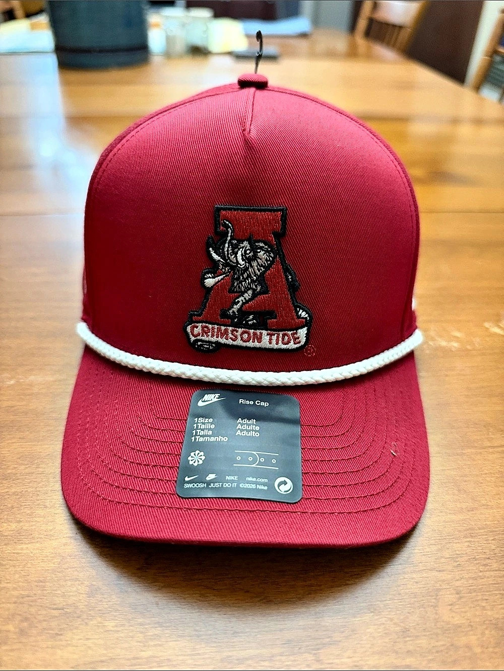 Nike Alabama Crimson Tide College Vault Rise Cap Red & Black
